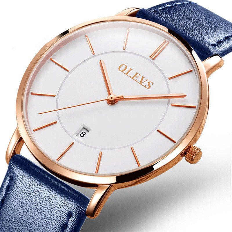 Brand Watches Hot Selling Japanese Waterproof Thin Quartz Watch Men's Watch Dujana147