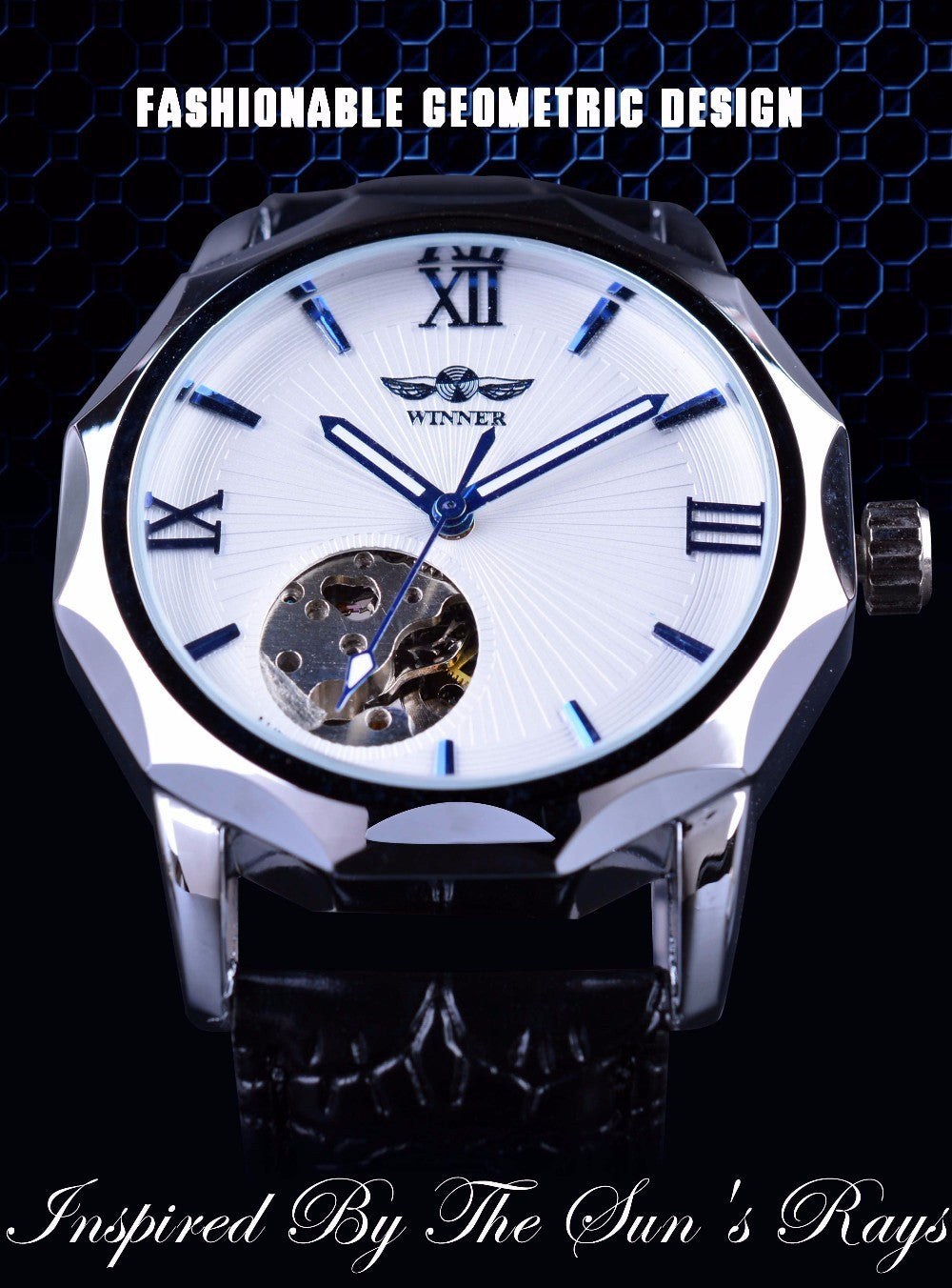A factory selling hot money, WINNER authentic mechanical watches, men's mechanical watches Dujana147