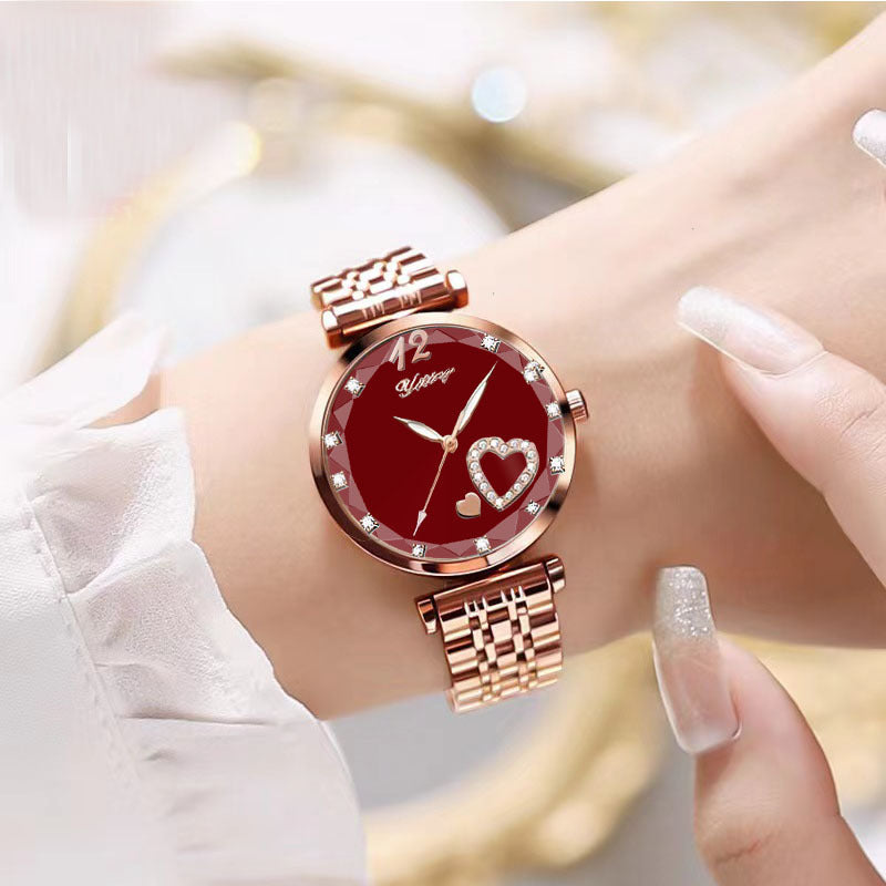 Women's Good-looking Niche Diamond Student Watch Simple Dujana147