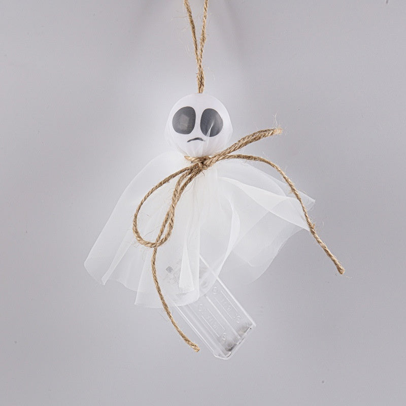 Halloween Ghost Dress Up Venue Layout Colorful Lights Led Lighting Chain Dujana147