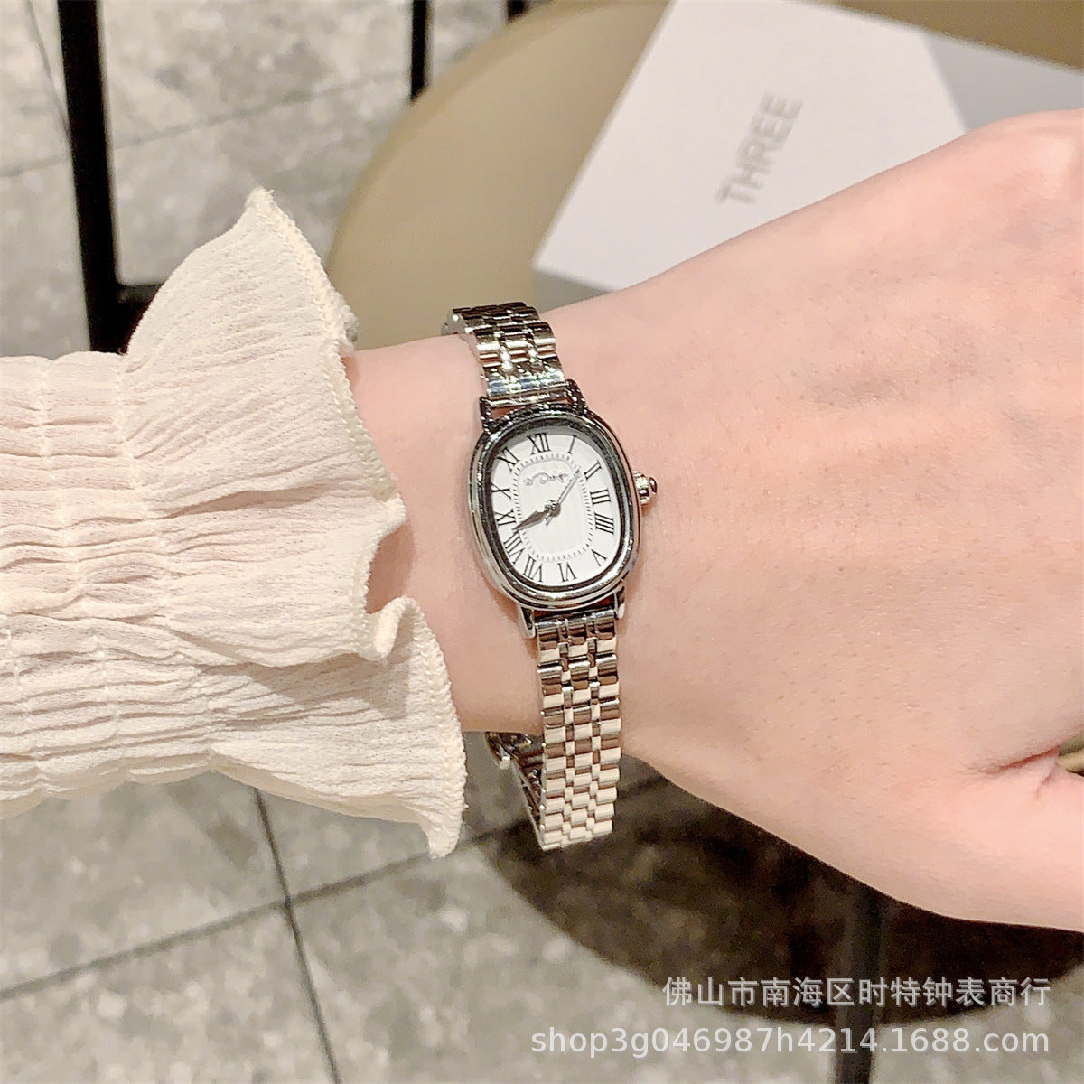 Niche Roman Scale Steel Watch Female Dujana147