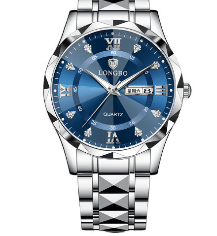 Waterproof Luminous Dual Calendar Watch Dujana147