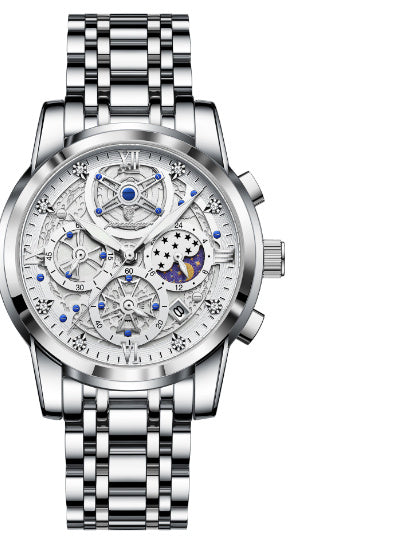 High-grade Waterproof Hollow Out Luxury Large Dial Dujana147