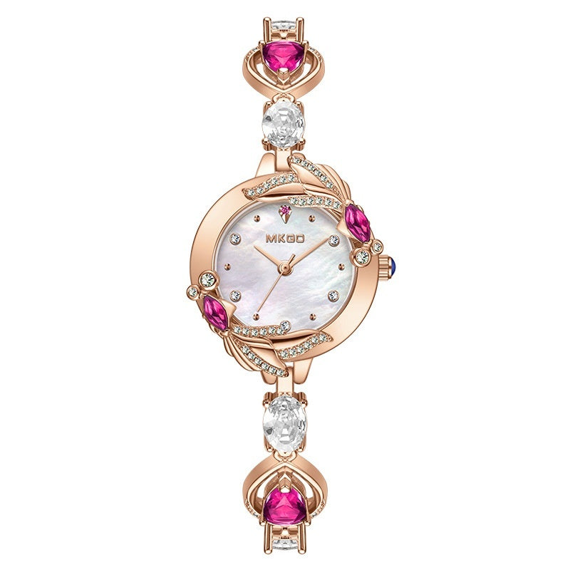 Women's Simple All-match Crystal Small Goldfish Fritillary Bracelet Women's Watch Dujana147