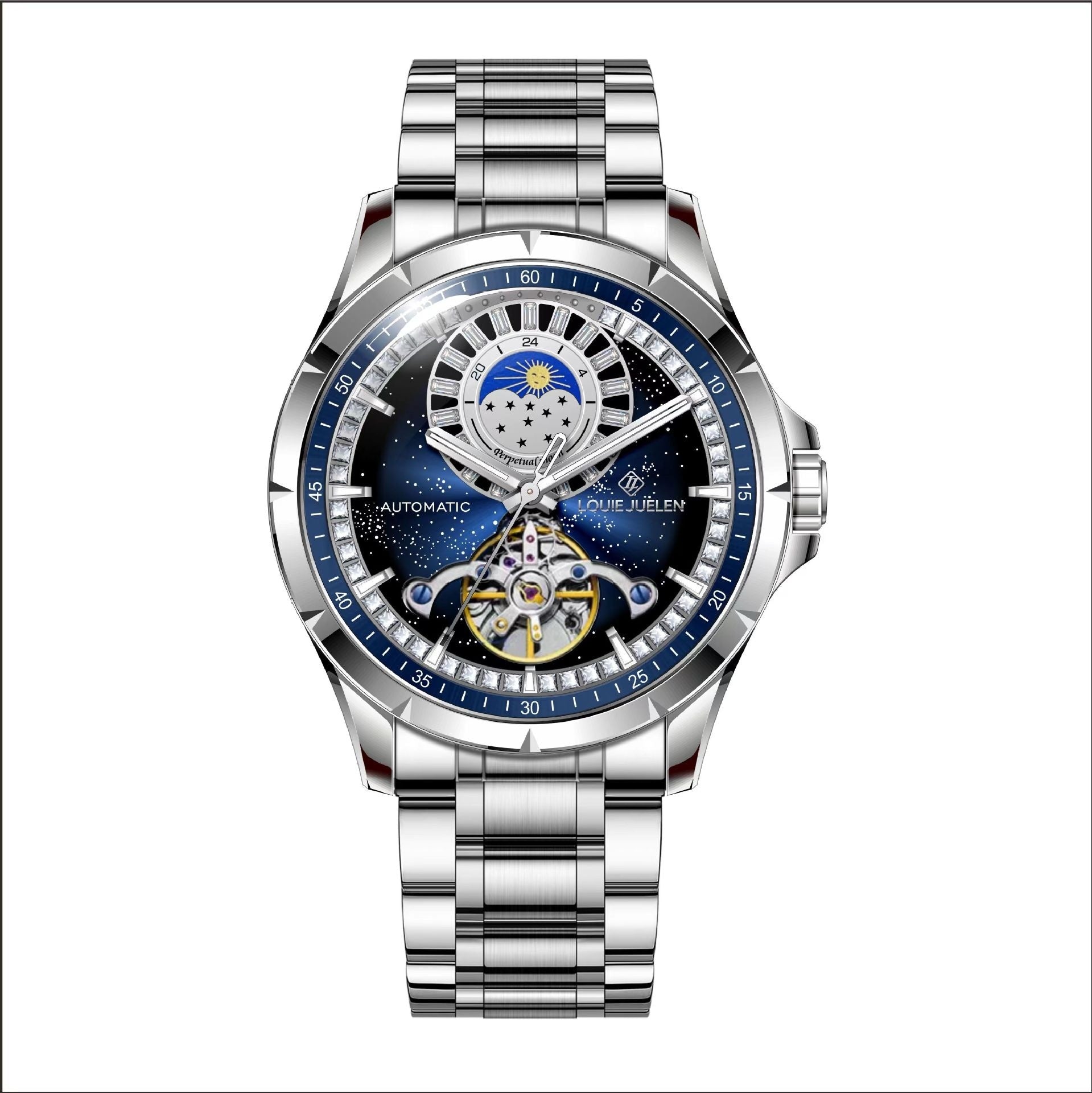 Waterproof Business Leisure Automatic Mechanical Watch Dujana147