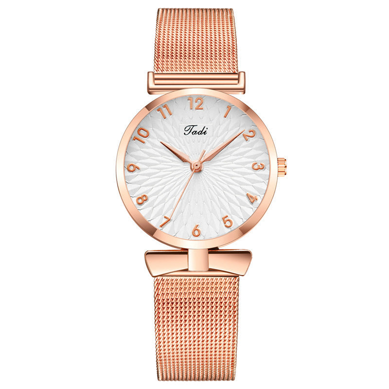 Personality Bowknot Fashion Digital Sunflower Watch Women Dujana147