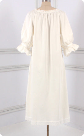 Retro  Nightdress Princess Style Lace Home Clothes Cute Women