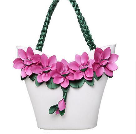 BIRDS women tote designer bag leather handbag flower composite bags women's pouch vintage bolsas brands purse Dujana147