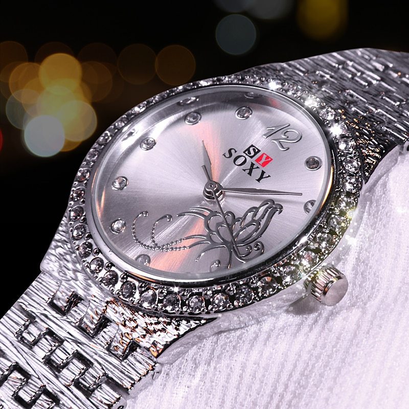 Flower Butterfly Exquisite  Casual Ladies Watch Female Clock Dujana147