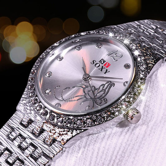 Flower Butterfly Exquisite  Casual Ladies Watch Female Clock Dujana147
