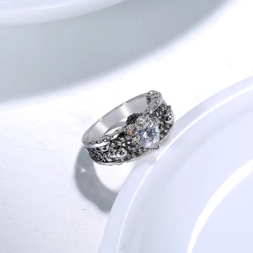 Skull Lovers - Elegant Women Skull Ring Dujana147