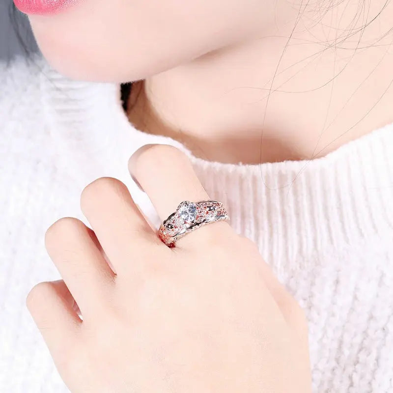 Skull Lovers - Elegant Women Skull Ring Dujana147