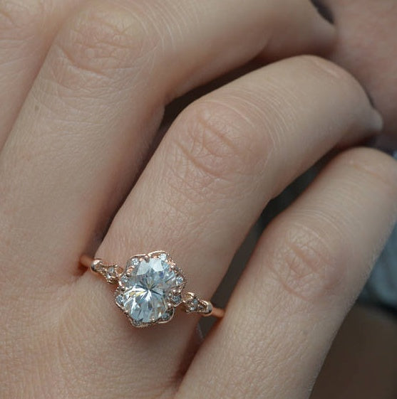 14k gold-studded topaz ring 925 silver jewellery Dujana147