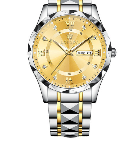 Waterproof Luminous Dual Calendar Watch Dujana147