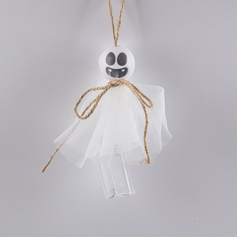 Halloween Ghost Dress Up Venue Layout Colorful Lights Led Lighting Chain Dujana147