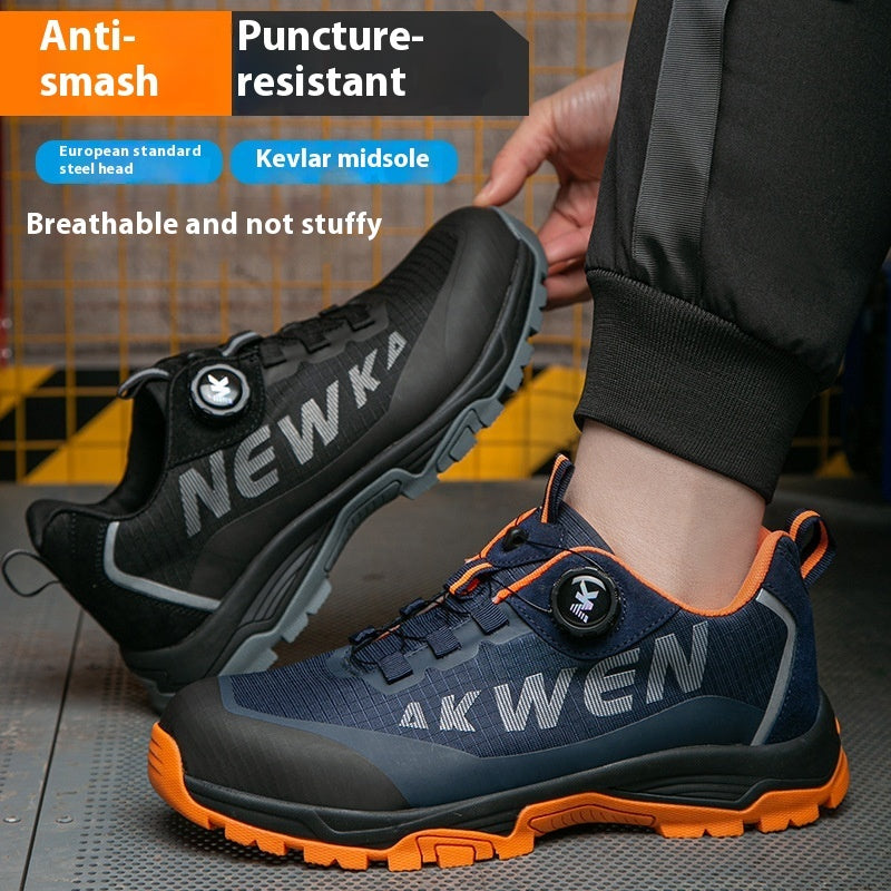 Men's Safety Shoes Anti-smashing And Anti-penetration Non-slip