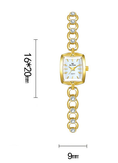 Fashion Quartz Watch Diamond Bracelet Dujana147
