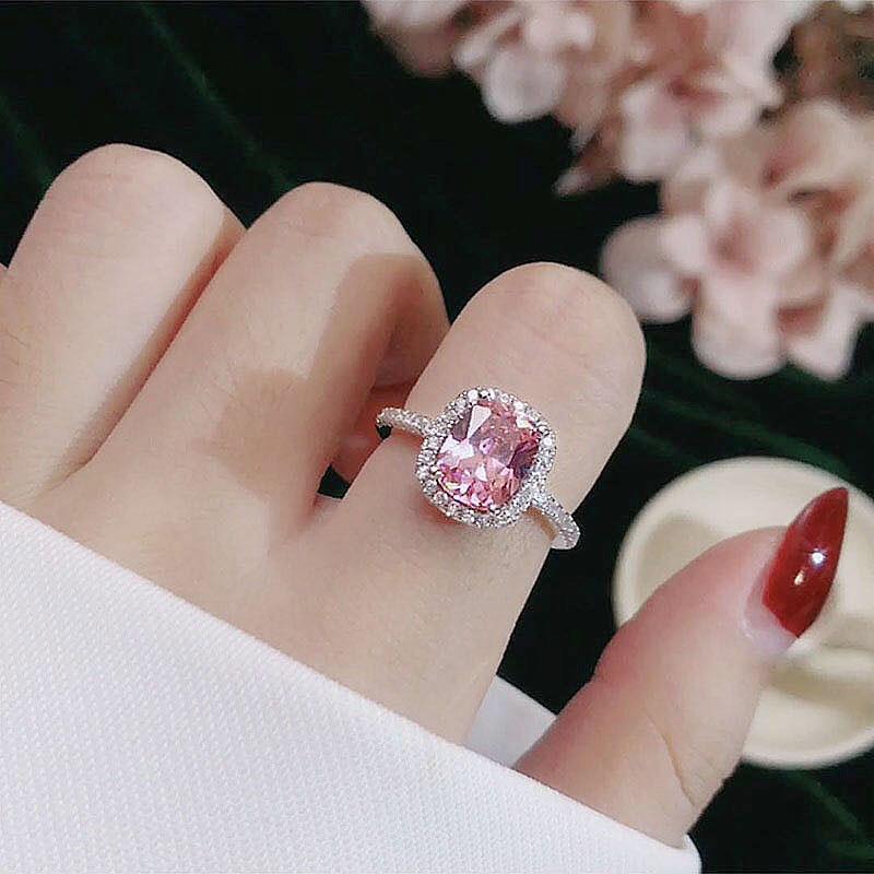 Rings For Women Bridal Wedding Anelli Trendy Jewelry Engagement Ring White Gold Color Anillos Dujana147