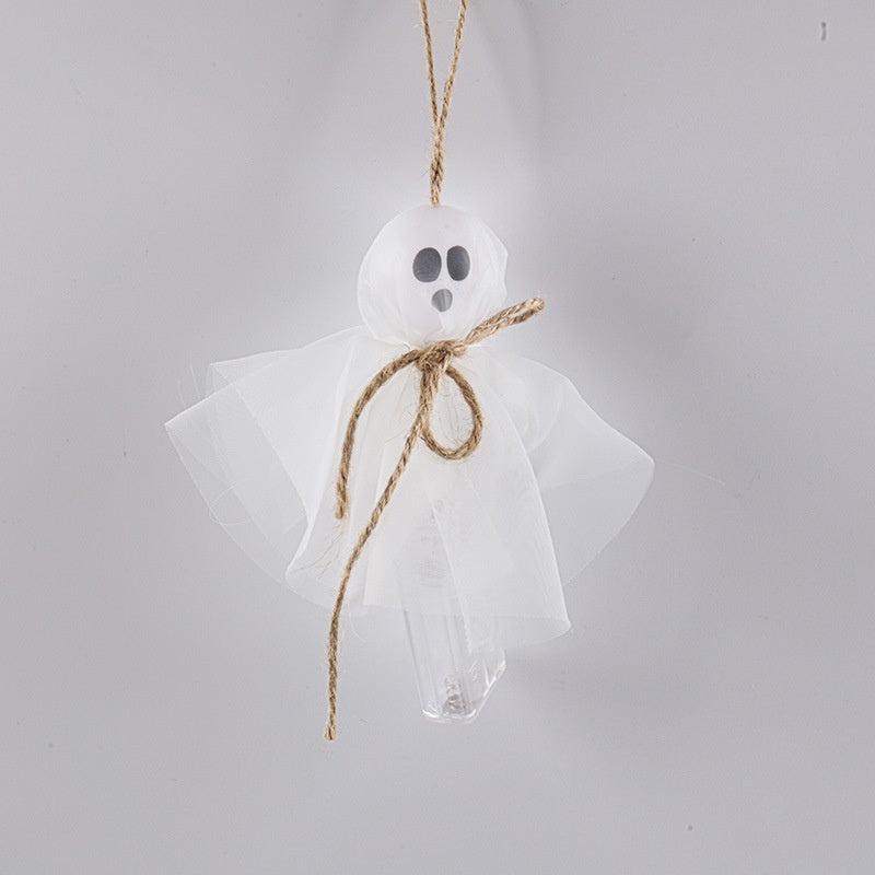 Halloween Ghost Dress Up Venue Layout Colorful Lights Led Lighting Chain Dujana147