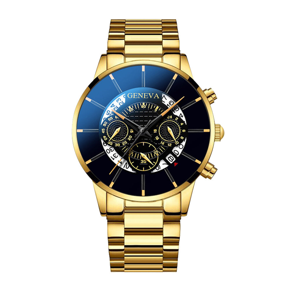 Stainless steel calendar casual quartz watch Dujana147