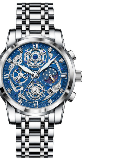 High-grade Waterproof Hollow Out Luxury Large Dial Dujana147