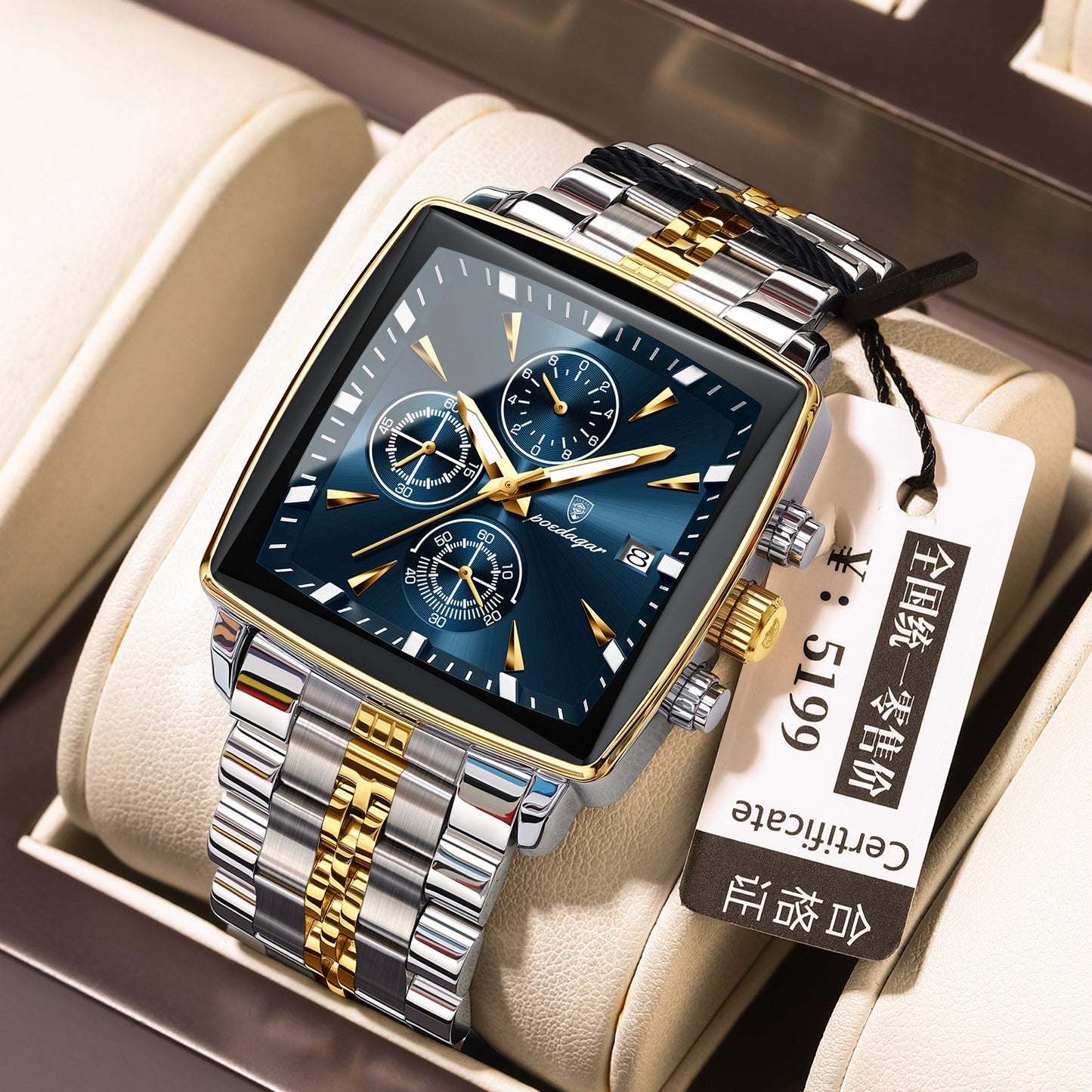 Men's Multi-functional Business Waterproof Fashion Watch Dujana147