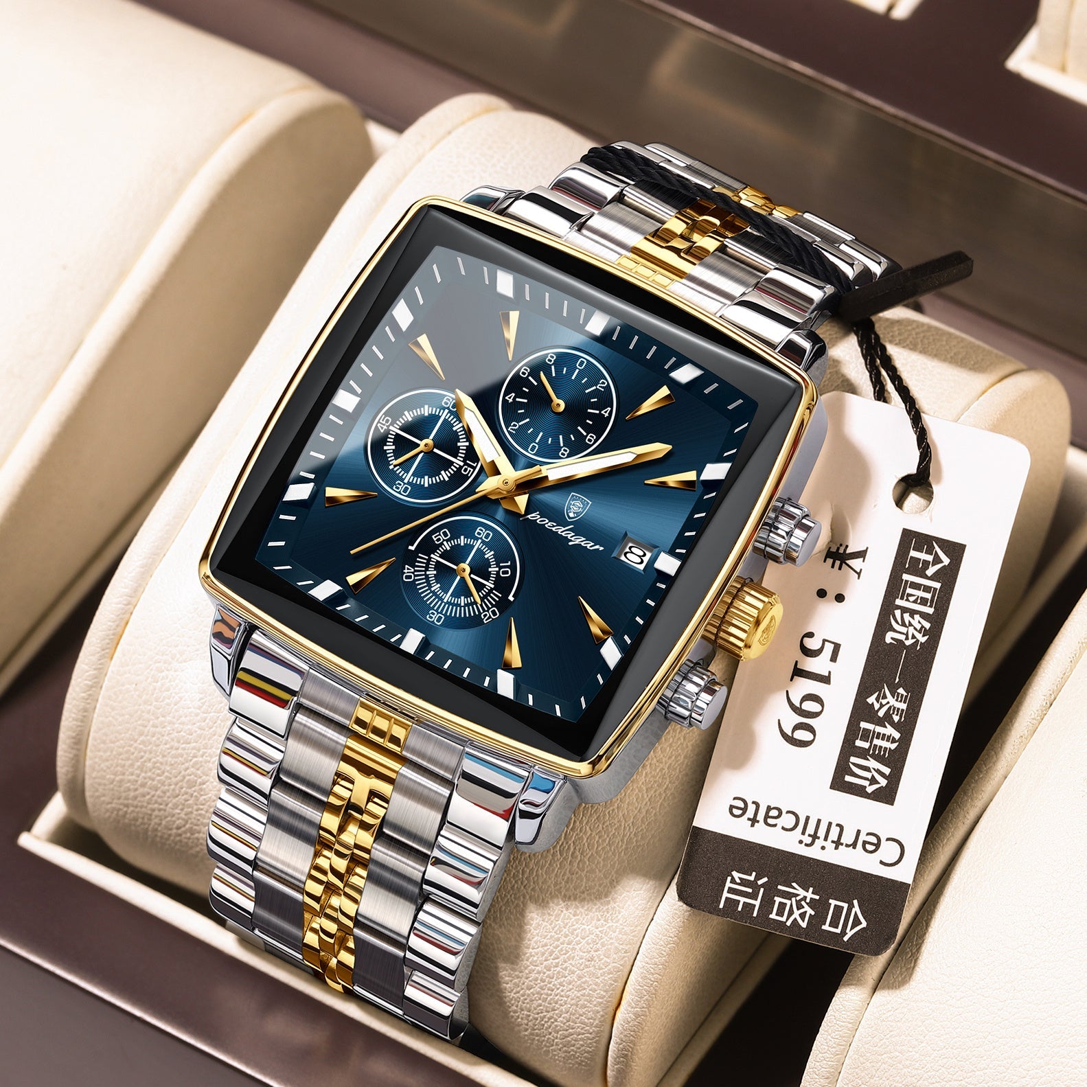 Men's Multi-functional Business Waterproof Fashion Watch Dujana147