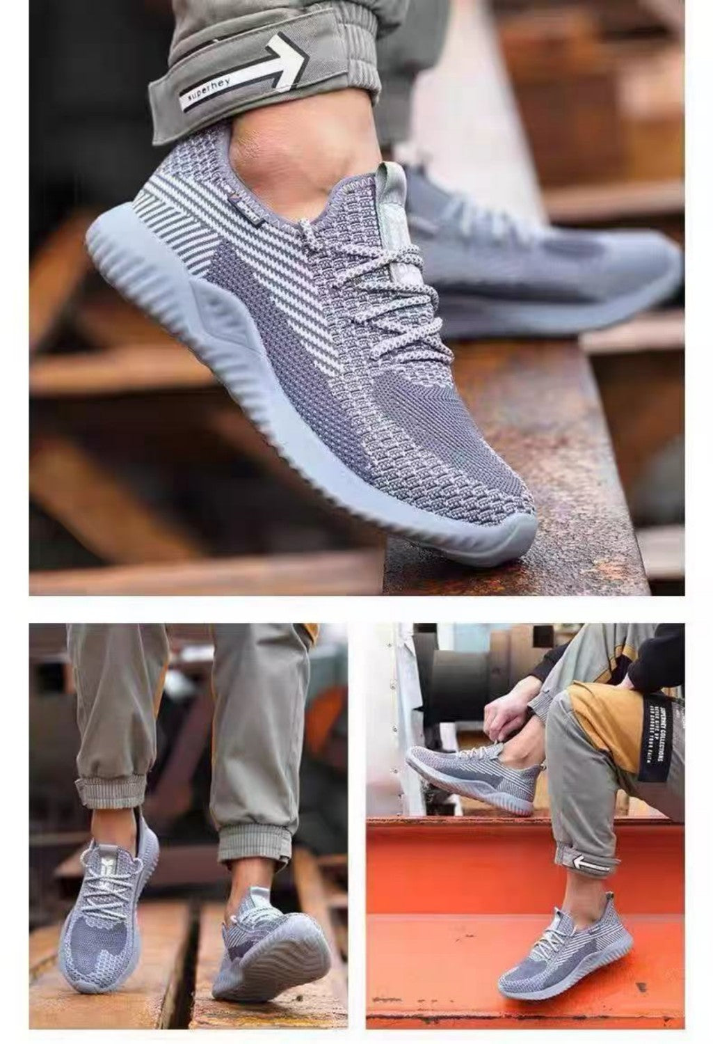 Wear Resistant And Anti Slip Construction Site Work Shoes