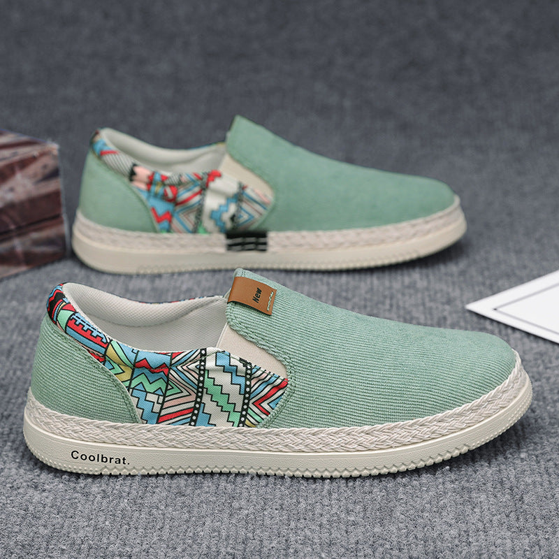 Men's Casual Versatile Ethnic Style Canvas Shoes