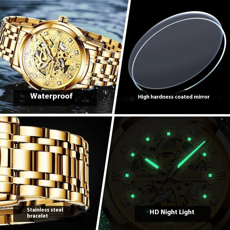 Men's Automatic Mechanical Hollowing Watch Dujana147