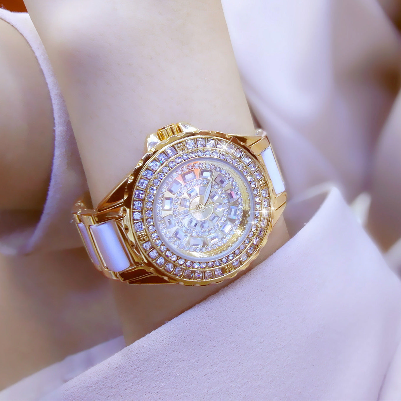 Fashion  Full Of Diamond Women Watch Bracelet Full Of Diamond Women Dujana147
