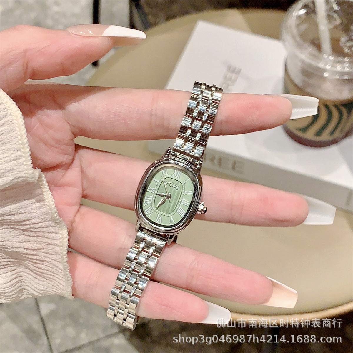 Niche Roman Scale Steel Watch Female Dujana147