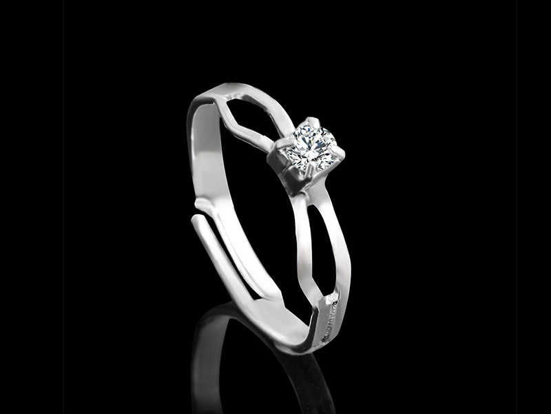 4 Pieces Rhinestones Necklace Set With Earrings Ring And Bracelet Fashion Jewelry For Women Dujana147