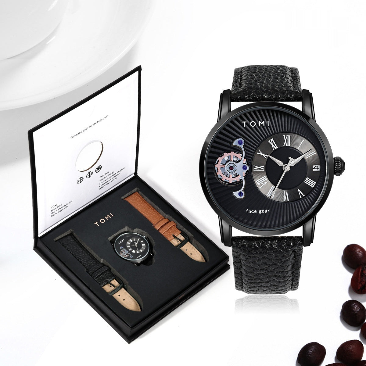 Quartz European Style Hollow-out Gift Box Waterproof Watch Dujana147