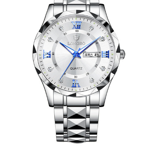 Waterproof Luminous Dual Calendar Watch Dujana147