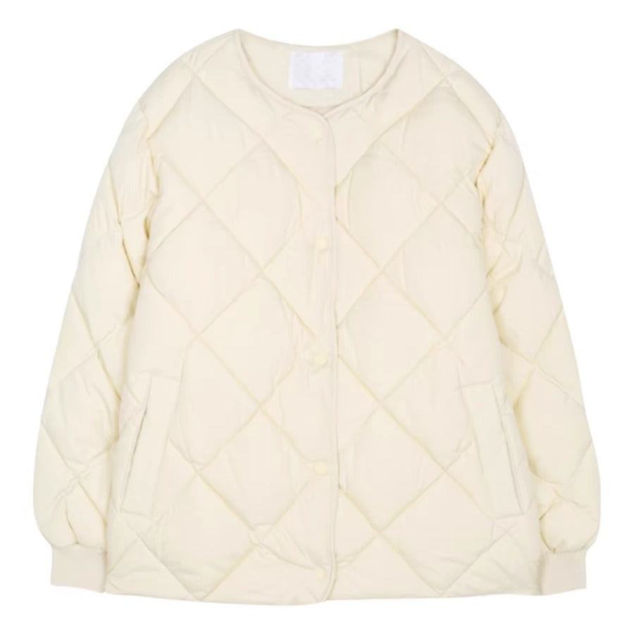 Thin Lightweight Short Type Cotton Clothes Women's Clothes Winter