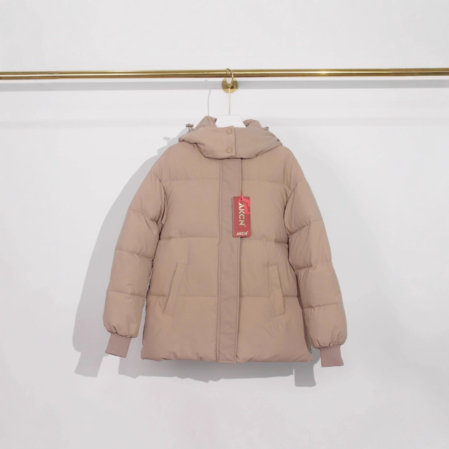 Hooded Korean Style Cotton Clothes Women's Short