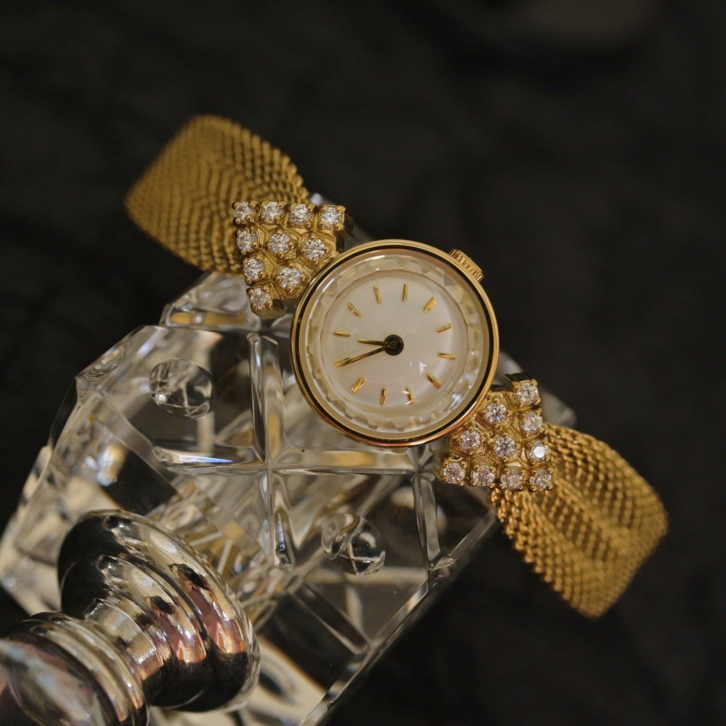 Jewelry Vintage Watches Kaleidoscope Diamond Quartz Women's Watch Dujana147