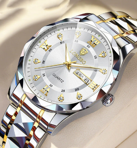 Waterproof Luminous Dual Calendar Watch Dujana147