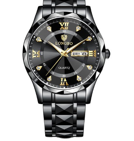 Waterproof Luminous Dual Calendar Watch Dujana147