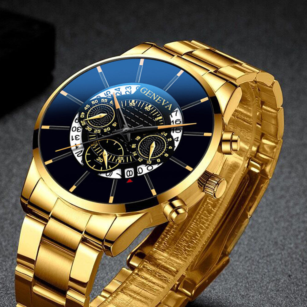 Stainless steel calendar casual quartz watch Dujana147