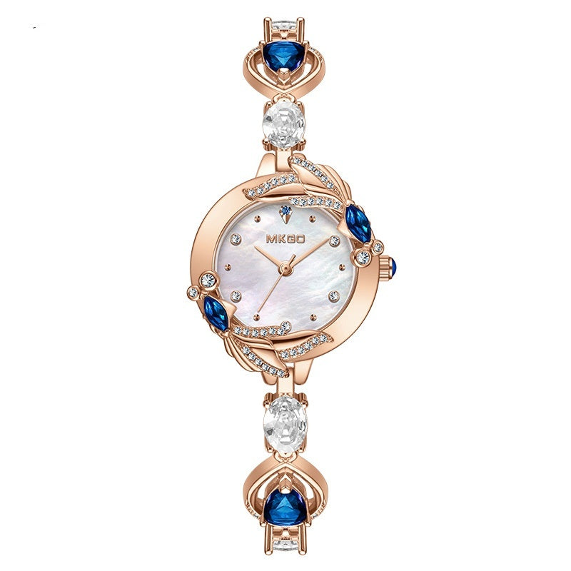 Women's Simple All-match Crystal Small Goldfish Fritillary Bracelet Women's Watch Dujana147