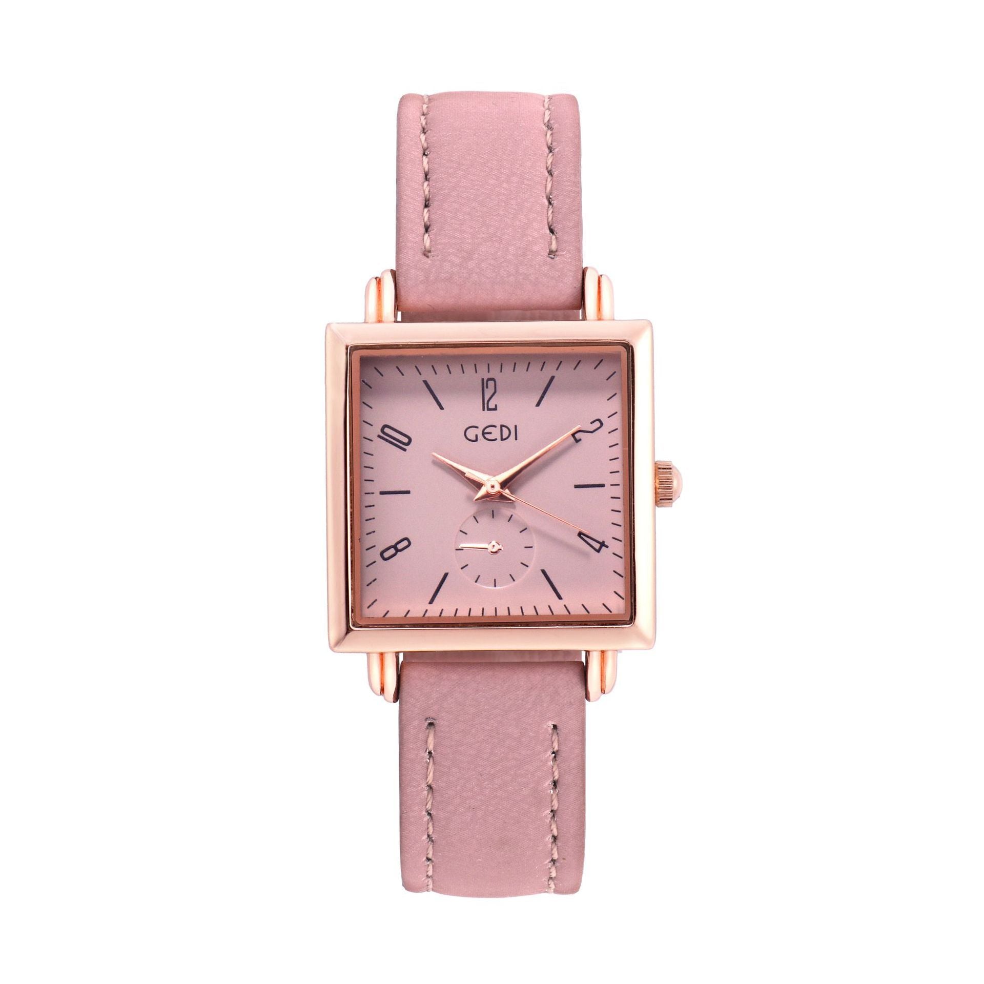 Schoolgirl's Waterproof Square Dial Belt Watch Dujana147