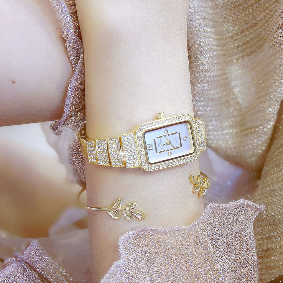 Full diamond ladies watch quartz watch Dujana147