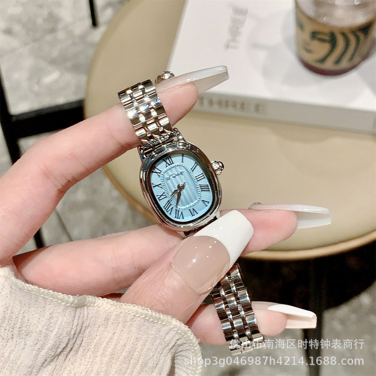 Niche Roman Scale Steel Watch Female Dujana147