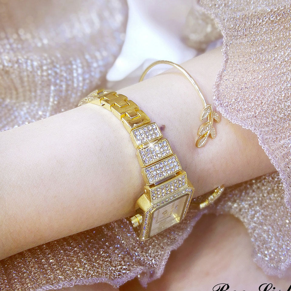 Full diamond ladies watch quartz watch Dujana147