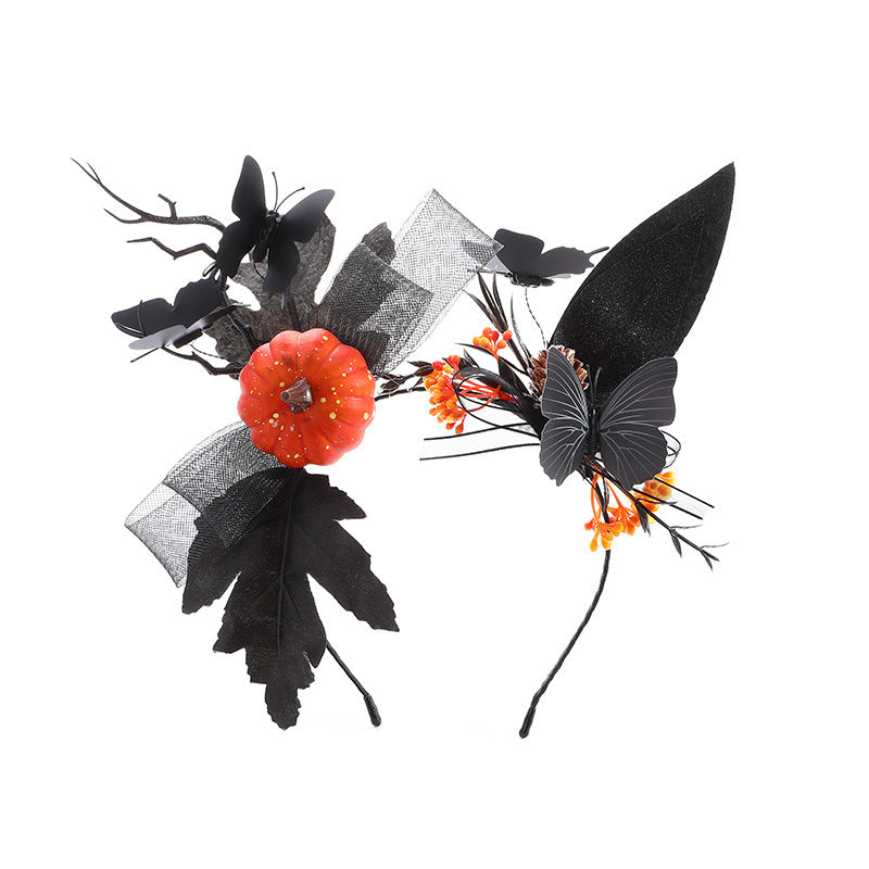Halloween Bat Pumpkin Headband Dujana147