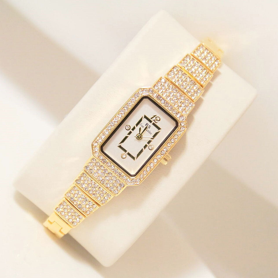 Full diamond ladies watch quartz watch Dujana147