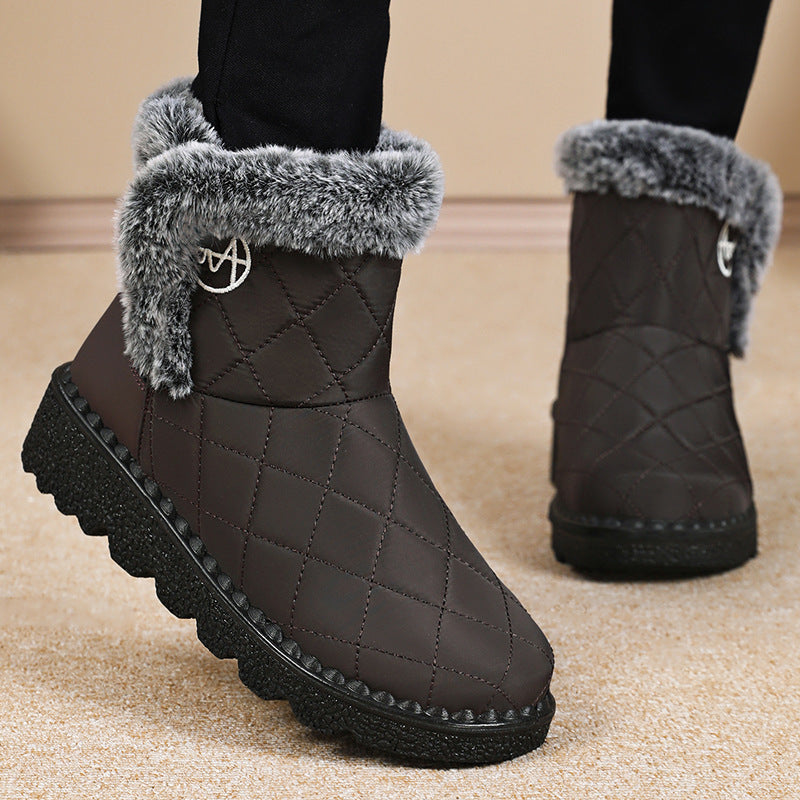 Women's High-top Soft Bottom Outdoor Snow Boots