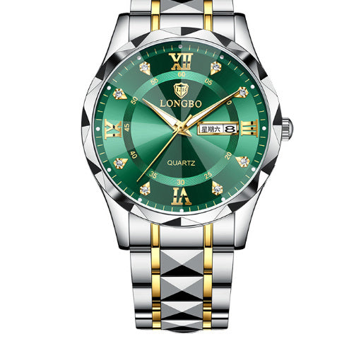 Waterproof Luminous Dual Calendar Watch Dujana147